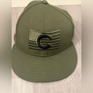 Chicago Cubs New Era Fifty Nine Fifty Armed Forces Day Hat 7 3/8 Made in USA